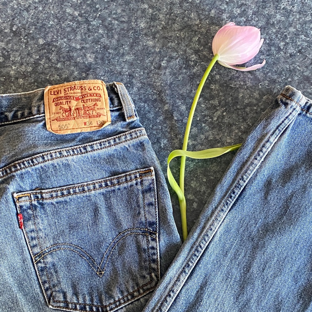 Levi's Women's Straight Leg Jeans in Light Blue Denim